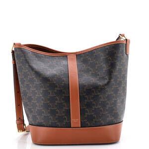 Celine Bucket Bag Triomphe Coated #224346C17B